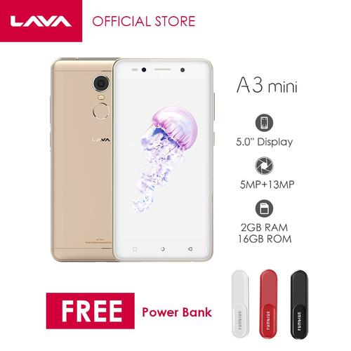Jual Lava A3 Mini 4g Smartphone 5 0 Inch 13mp Camera 2gb 16gb Smartphone Emas Jakarta Utara Lava Official Store Tokopedia