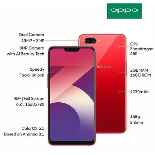 Jual Handphone Oppo A35 Ram 2 16 Gb Garasi Resmi Oppo 1 Tahun Merah Kalideres Mora Celular Tokopedia