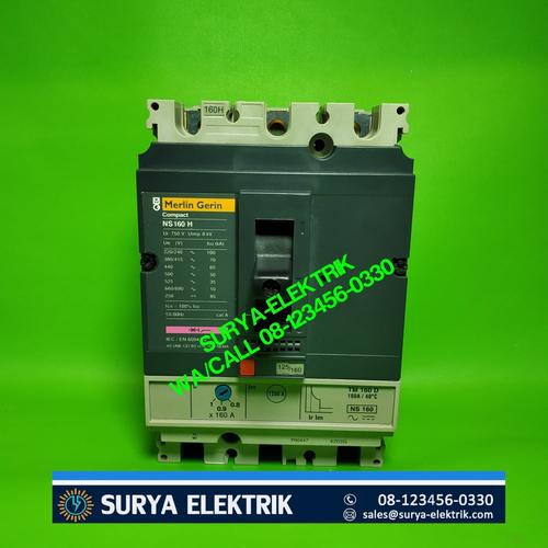 Foto Produk Merlin Gerin Compact MCCB MG NS250N 3P 250A 250 A TM250D NS 250N 50KA dari SURYA-ELEKTRIK