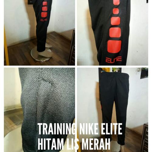 CELANA BASKET JOGGER NIKE ELITE HITAM 