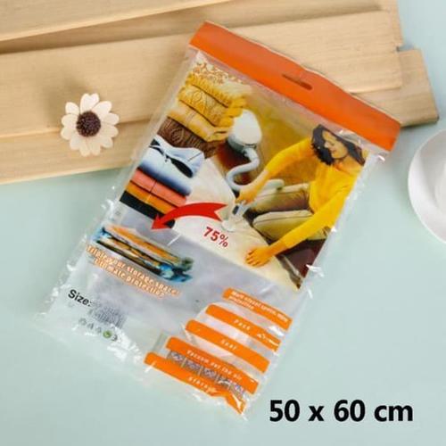 Foto Produk VACUUM BAG TRANSPARANT UKURAN S PLASTIK VAKUM 60 X 80 CM dari REJEKI VANANTARA