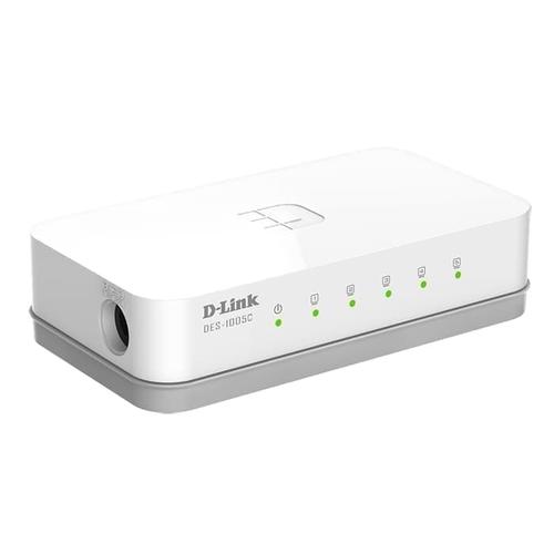 Foto Produk D-Link DES-1005C Des-1005 Switch Hub 5 Port 10/100 Mbps dari Workhard Online Shop