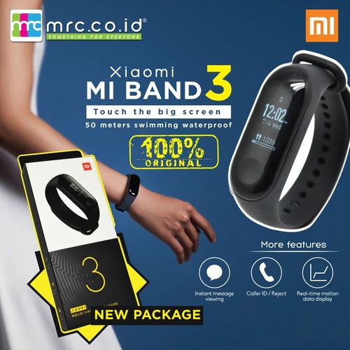 Foto Produk Xiaomi mi band 3 internasional version - KHUSUS PRE ORDER.. dari MRC Phone Shop