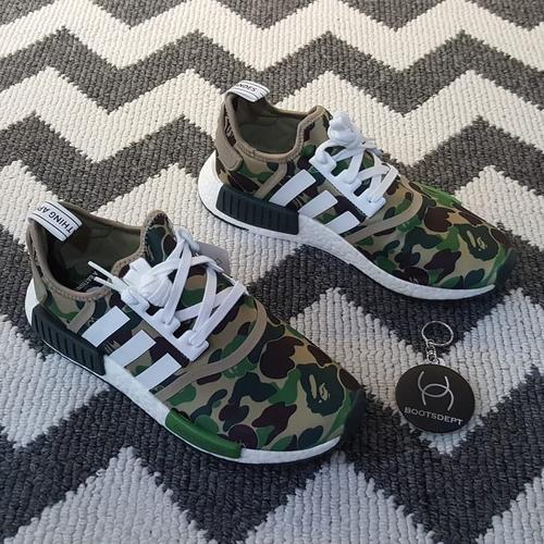 Jual NMD R1 Bape Green (Authentic) Tangerang Bootsdept