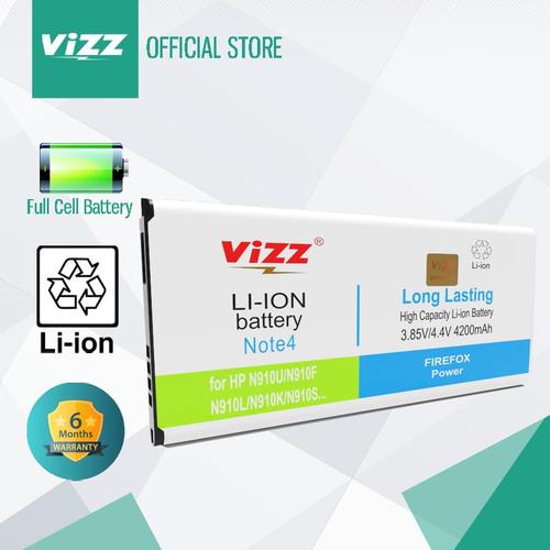 Foto Produk Vizz Battery Samsung NOTE4 Baterai Double Power Samsung NOTE 4 dari Vizz Official Store
