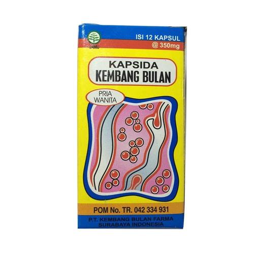 Foto Produk Kapsida Kembang Bulan 1 Botol Isi 12 Kapsul dari apotk delin