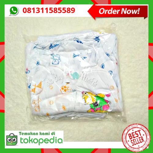 Foto Produk 12 pcs / 1 Lusin Celana Panjang Bayi Tutup Kaki Bayi baru lahir murah dari Toko Bayi Hanifah