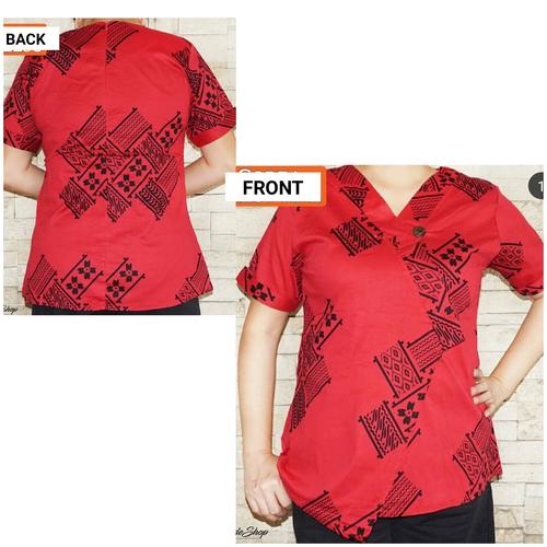 Foto Produk BLOUSE BATIK super jumbo / baju batik wanita CM2297 dari Grosir sepatu BEST