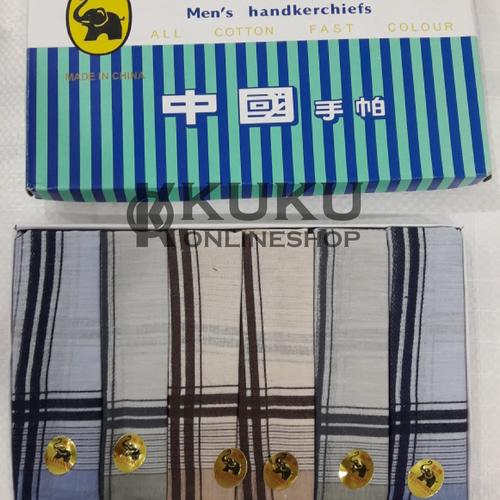 Foto Produk Sapu Tangan merek Gajah | saputangan pria merek Elephant | Lap muka - Warna Muda dari kuku onlineshop