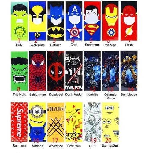 Foto Produk Superhero Edition Pelapis Baterai Wrap Baterai Vape 18650 VTC AWT DLL - RANDOM RANDOM dari JakartaVapers