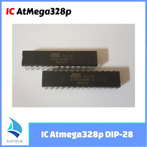 Gambar ATmega328 IC ATmega328p DIP-28 dari raftechbandung undefined Tokopedia