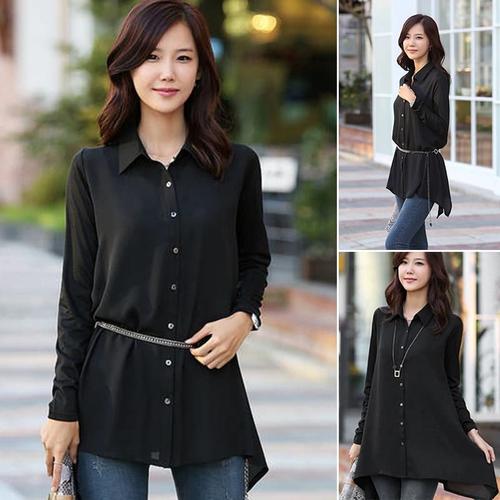 Jual Women Spring Autumn Loose Long 