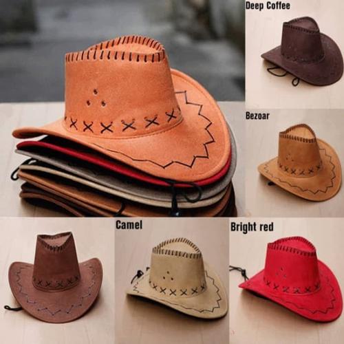 Jual Topi Fedora Dewasa-Topi Koboy Semi 