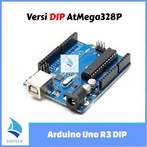 Gambar Arduino Uno R3 Compatible ATmega328P Dip dari RAFTECH Kota Bandung Tokopedia