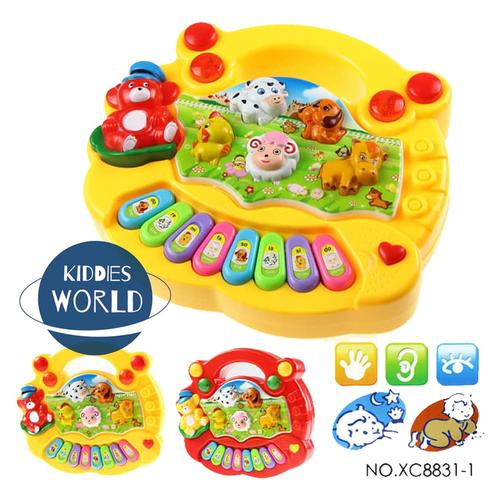 Foto Produk Mainan Anak Animal Farm Piano Suara Hewan Musik Peternakan Baby Toys dari Kiddies World