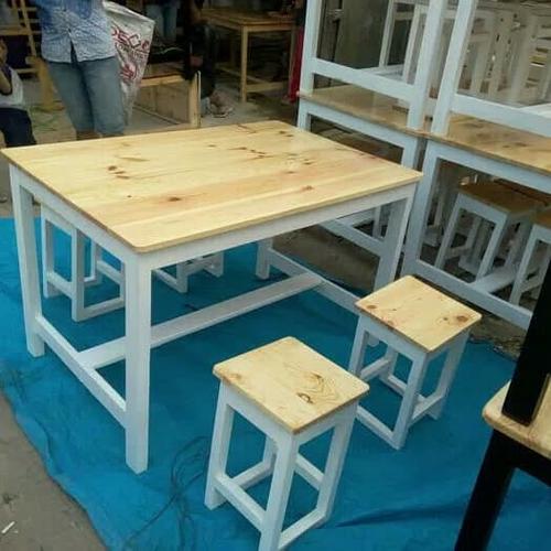 Jual Meja Makan Restoran Set 1 Meja 4 Kursi Jakarta Barat Lafogu Shop Tokopedia