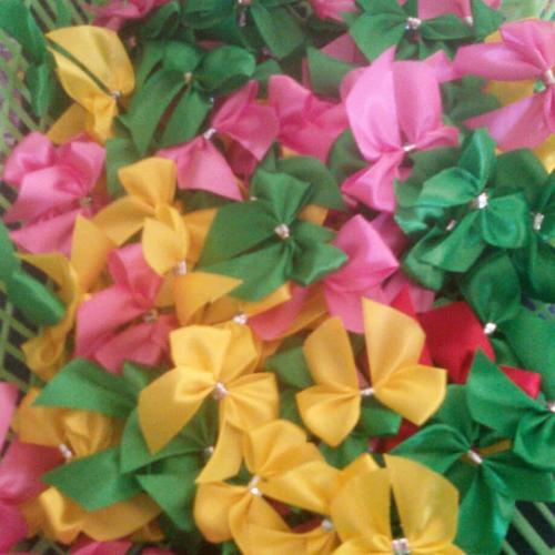 Foto Produk pita hiasan souvenir / aplikasi pita ditempel di mika / plastik - Biru dari AriCollection