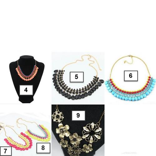 Jual Kalung Korea Choker Bib Statement 