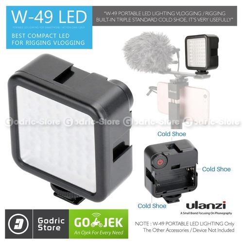 Foto Produk ULANZI W49 Video Light LED W 49 Lampu Studio Foto DSLR Smartphone HP dari G-Rex