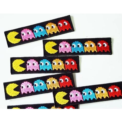 Foto Produk BORDIR PACMAN BADGE 12X3CM dari Patch ON by Jeans Story