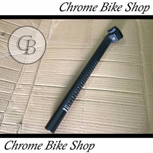 Foto Produk Seatpost Tiang Sadel sepeda 31 6 alloy hitam 40cm Genio dari The Silver Bullet