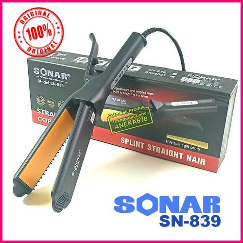 Foto Produk SONAR SN 839 ORIGINAL CATOKAN RAMBUT PLAT LEBAR ALAT CATOK LURUS PROMO dari ANEKA 678