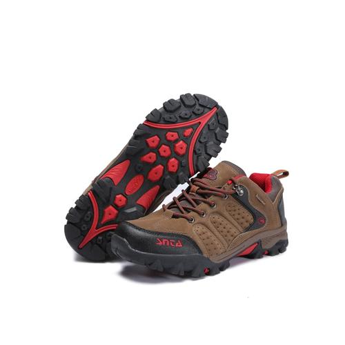 Jual Hiking Shoes Snta 432 Brown Red 