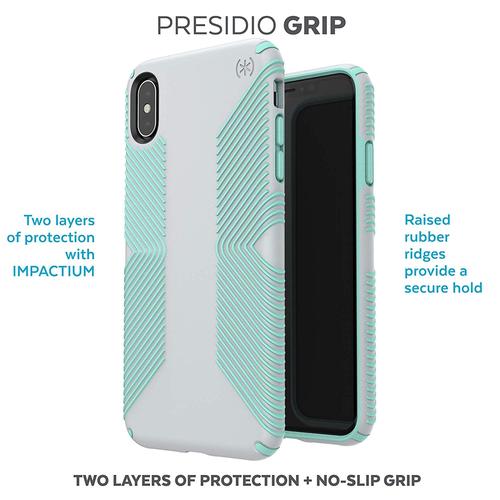 Foto Produk Presidio Grip Case iPhone XS Max 6.5" - Dolphin Grey ORIGINAL dari Spigen Indonesia