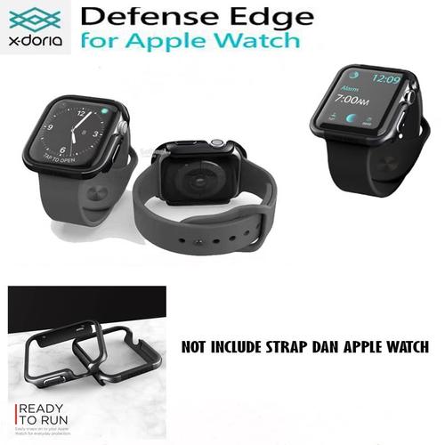 Foto Produk X-doria Apple Watch 4 (44 MM) Defense Edge Case Xdoria - Black Bumper dari Spigen Indonesia