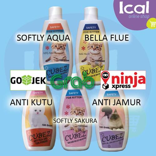 Gambar Cubez 100 Gram Bedak Anti Kutu Untuk Kitten Anak Kucing Aman dari Ical Online Shop Depok Kota Depok Tokopedia