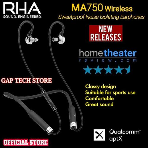 Foto Produk RHA MA750 / MA 750 Wireless High Fidelity Bluetooth In-Ear Headphones dari GAP TECH OFFICIAL