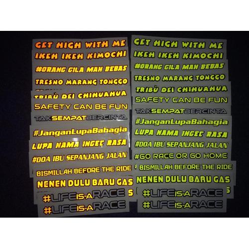 Foto Produk Sticker Visor Helm Kaca Helm dari Justiker