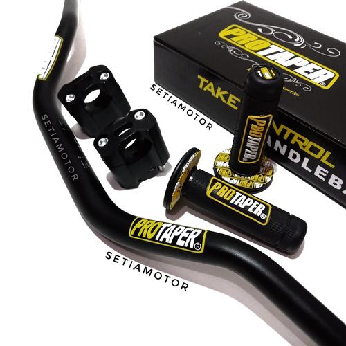 Foto Produk Stang Raiser Protaper Bonus Handgrip - Motor Klx Cb150 Vixion Xabre Dl - Hitam dari setia motor variasi
