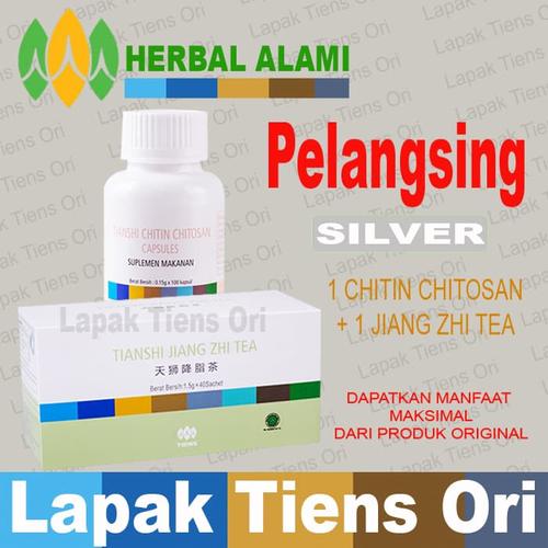 Foto Produk Tianshi PELANGSING SILVER Paket Tiens (Tea+Chitin Chitosan) dari LAPAK TIENS ORI