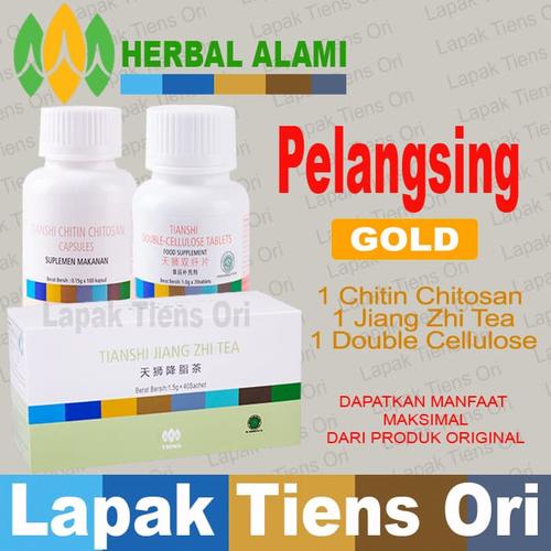 Foto Produk Tiens PELANGSING GOLD Tianshi (Tea+Chitin Chitosan+Double Cellulose) dari LAPAK TIENS ORI