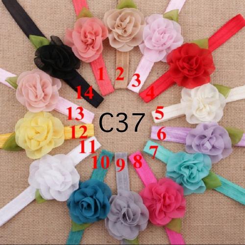 Foto Produk bandana bunga headband bayi dan anak bando - no 3 pink dari BabyGwen