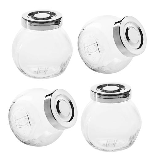 Foto Produk RAJTAN Stoples/Toples Bumbu Dapur Kaca isi 4 PCS, 150ml, Tempat Bumbu dari TokoPilihanku