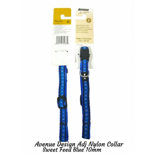 Foto Produk Kalung Hewan / Kalung Kucing / Nylon Collar Sweet Feed Blue 75083 - Biru dari Pets Kampong
