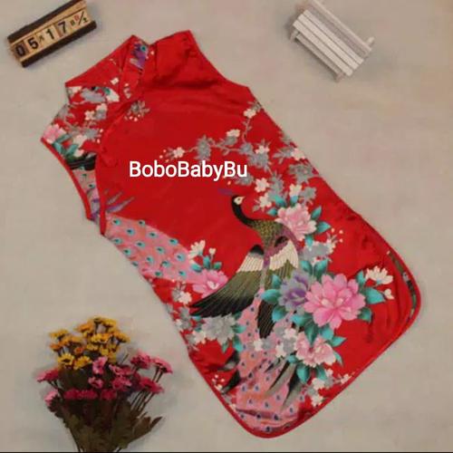 Foto Produk Baju anak Cheongsam/ imlek - 2-3 tahun, Merah dari BoboBabyBu