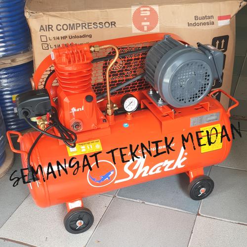 Foto Produk COMPRESSOR KOMPRESSOR KOMPRESOR UDARA ANGIN LISTRIK 1/4HP DINAMO SHARK dari Semangat Teknik