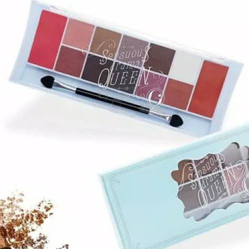 eyeshadow plus blush on