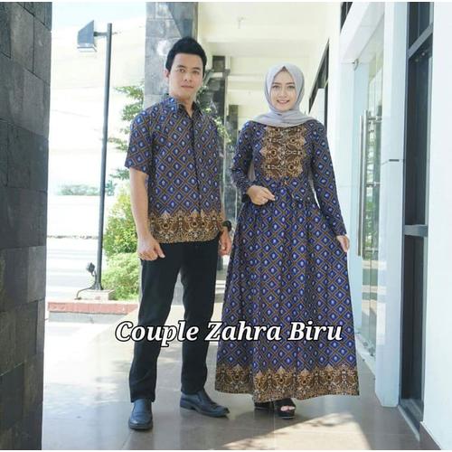 Jual Couple Batik Gamis Terbaru Dress 