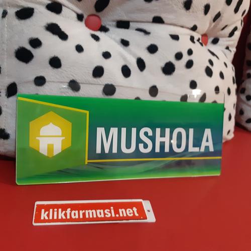 Foto Produk Papan Nama Ruang Musholla dari Syafana
