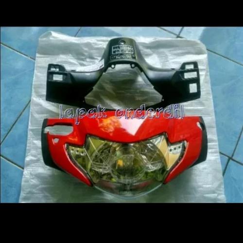Foto Produk batok kepala depan belakang supra x lama plus reflektor merah dari ONDERDIL MOTOR PEDIA