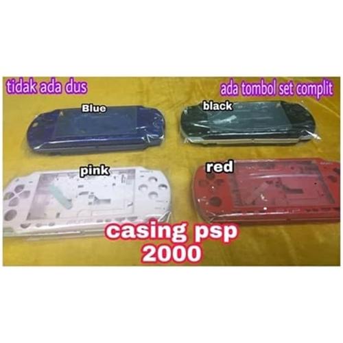 Foto Produk Kesing Cesing Casing Warna PSP 2000 Housing Hard Case Full Set Komplit dari exxengame