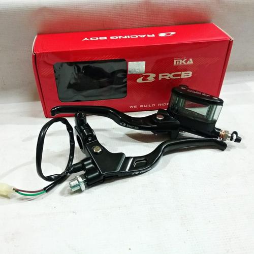 Foto Produk Master rem kanan Oval dan Handle Kopling Racing Boy RCB dari wijaya motor kreo