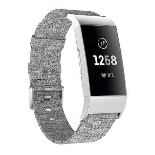 Foto Produk Quick Release Nylon Canvas Strap for Fitbit Charge 3 Woven Fabric dari almira skincare