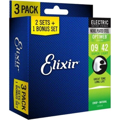 Foto Produk Elixir 16552 Electric Optiweb Guitar Strings Light 10-46 dari Mayor Minor Musik