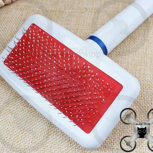 Foto Produk Sisir Sikat Slicker Bulu Rambut Anjing Kucing Pet Pin Brush Grooming dari Faralia Shop