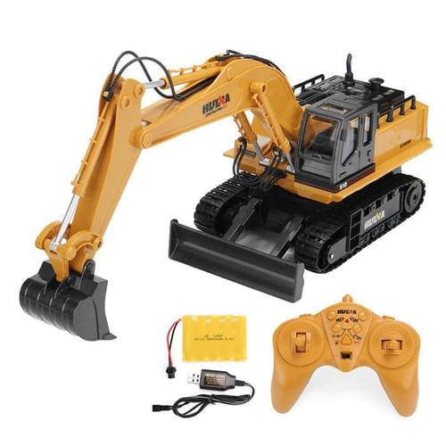 Foto Produk Huina 1510 RC Excavator Alloy 1/16 11ch (1510 ) dari RCmania Hobby